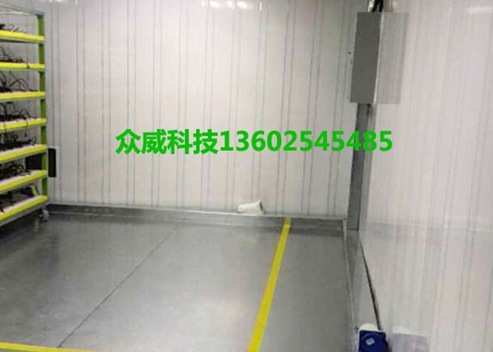 广州某客户使用中屏蔽室内部