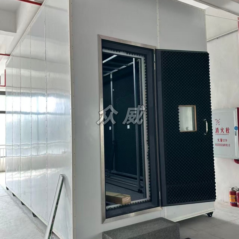 开发自动窗帘用隔音室